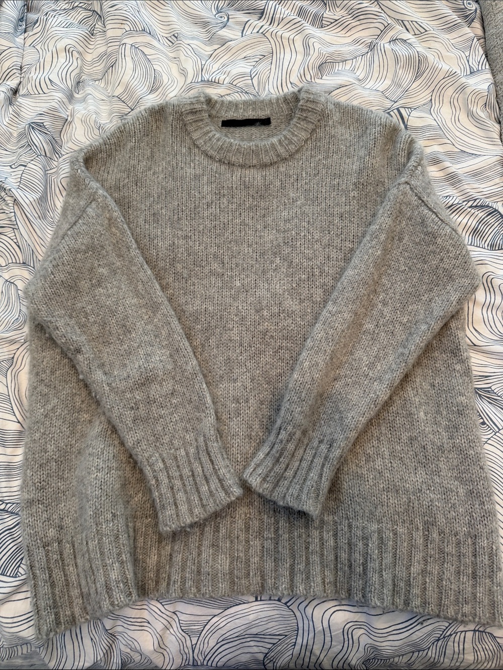 Jenni Kayne Grey Crewneck Sweater